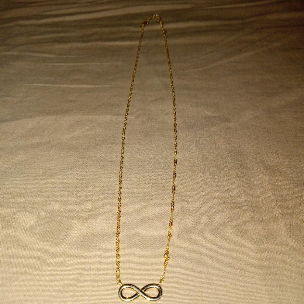 Isabella M Infinity Necklace